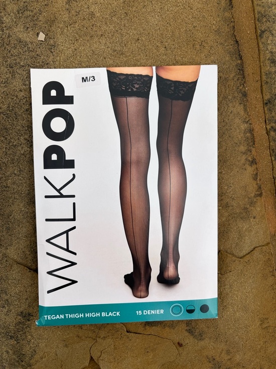 walk pop Other - Tegan Thigh High Stockings - Black